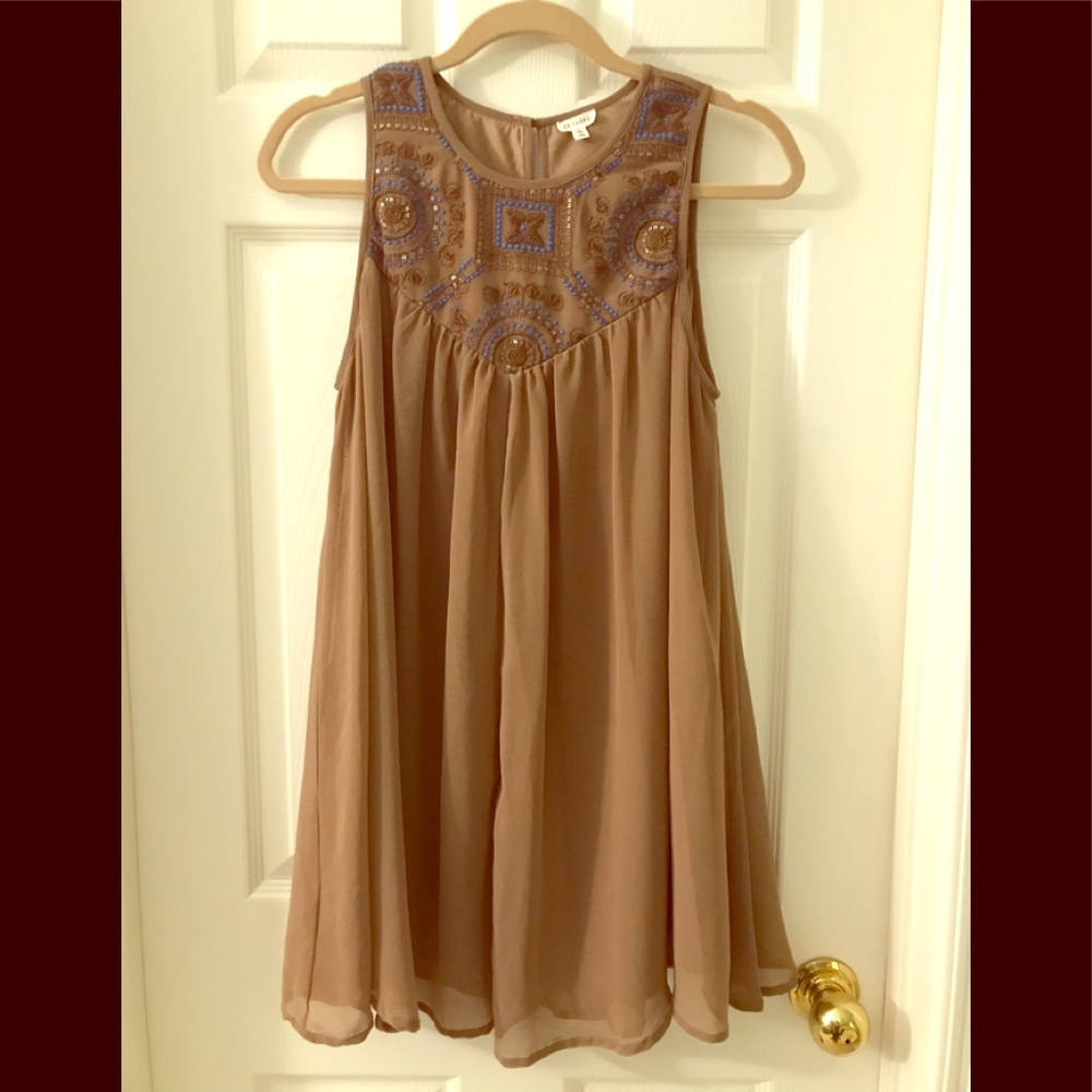 En Creme embroidered dress